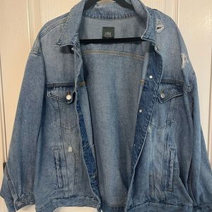 Wild Fable Distressed Jean Jacket